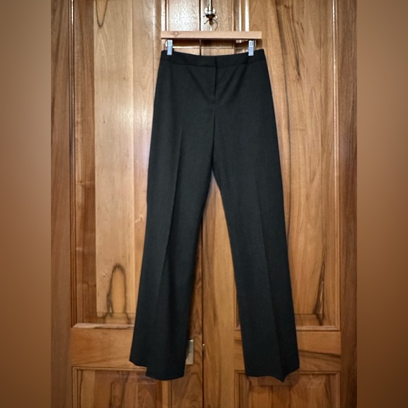 Lafayette 148 New York - Virgin Wool Dark Heather Gray Trousers - EUC - 6